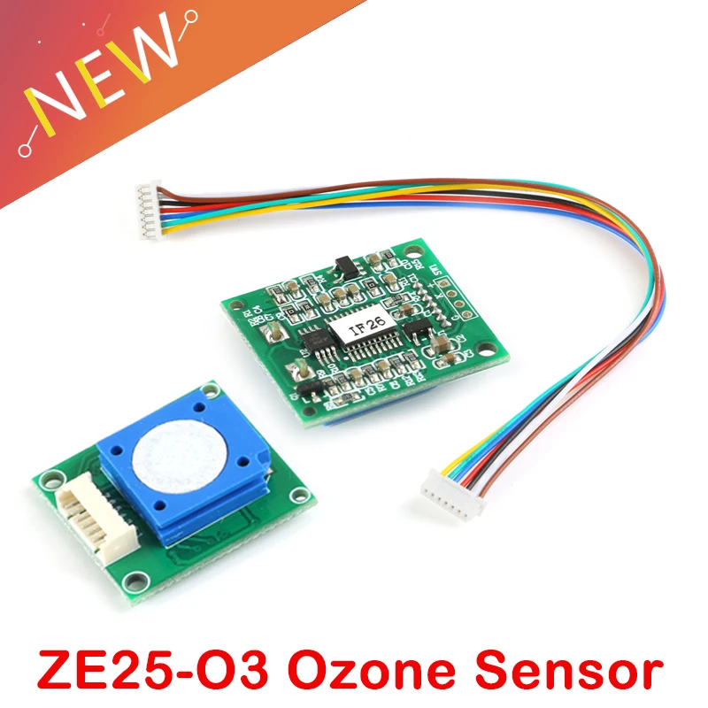 2Pcs ZE25-O3 Ozone O3 Sensor Module Gas For Monitor 0-10ppm with UART/Analog Voltage/PWM Wave ZE25 | Инструменты