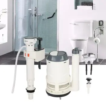 

3 Inch Large Diameter Toilet Fill Valve Flush Button Replacement Kit Bathrom Accessories Non-Toxic Valve