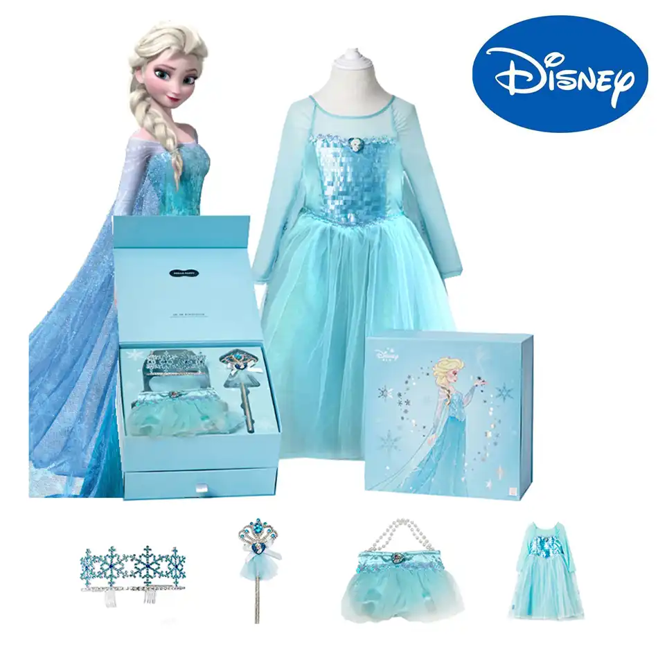 para niña vestido elsa aliexpress