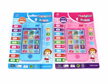 Russian language Baby phone the latest version of 4G  children's educational simulation music mobile  Free shipping 1
