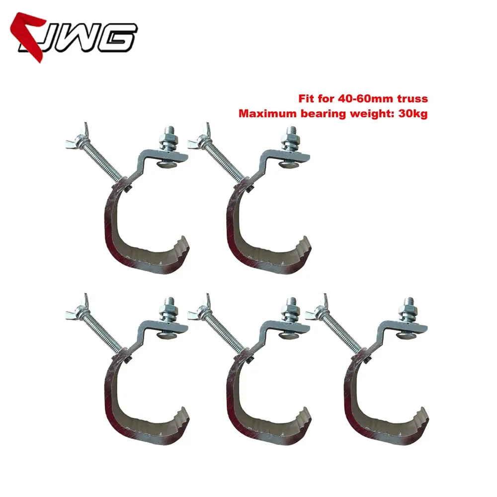 5 Pz/Lotto Materiale In Alluminio Stage Light Hook Effect Clamp Truss Head Lights Attrezzatura Per Dj