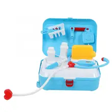 Детские Портативные чемоданы игрушки Набор доктор ролевые игры набор с богатым аксессуаром портативные чемоданы игрушки