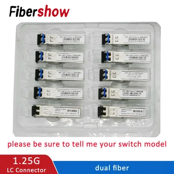 

SFP Module 1.25G LC dual fiber 1310nm switch Compatible SFP Transceiver module with Switch with DDM Function