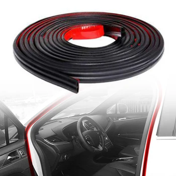 

5M L Shape Hood Trunk Rubber Weatherstrip Trim Edge Filler Moulding Car Door Seal Strip Auto High Density Universal Styling