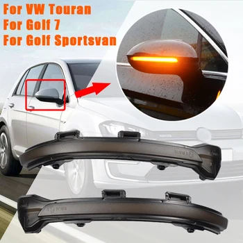 

For Volkswagen VW Golf MK7 7 GTI R GTD 2013 2015 2016 2018 Turn Signal Light Side Mirror Dynamic Sequence Blinker LED Lamp Car