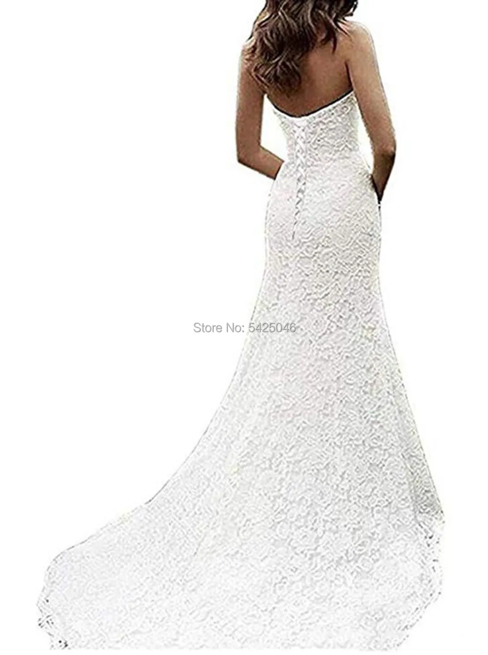 Новое свадебное платье Русалка свадебное платье es сексуальное кружевное пляжное Европейское Африканское свадебное платье на заказ
