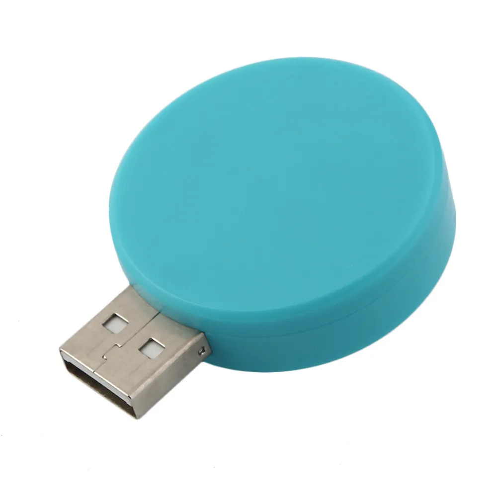 USB Round Little Human Body Motion And Light Sensor LED Night Light For Children Room