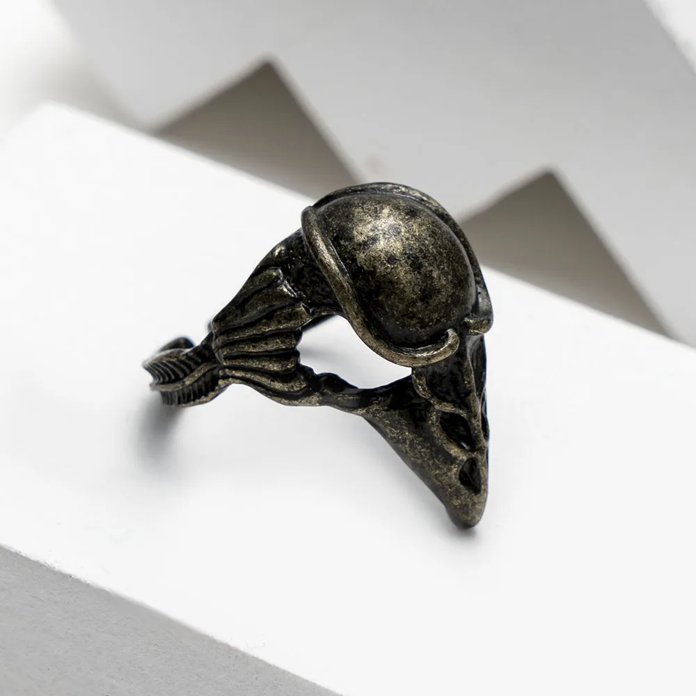 Cool Men Boys Punk Gothic Rock Scroll Joint Armor Knuckle Metal Full Finger Rings Gold Cospaly DIY Rings Rings for Men - Image 5