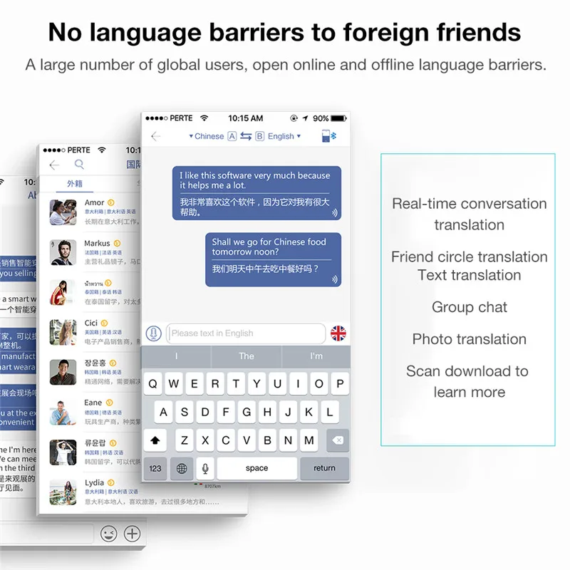 Новое прибытие транслати Смарт мгновенный в реальном времени голосовой переводчик многоязычный переводчик поддержка 40 языков