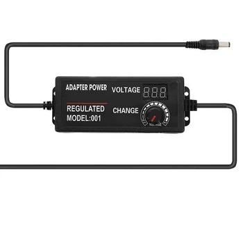 

Adjustable DC Power Supply Adapter Charger Variable Voltage 9V - 24V Adapter for Household Electricity Accessory