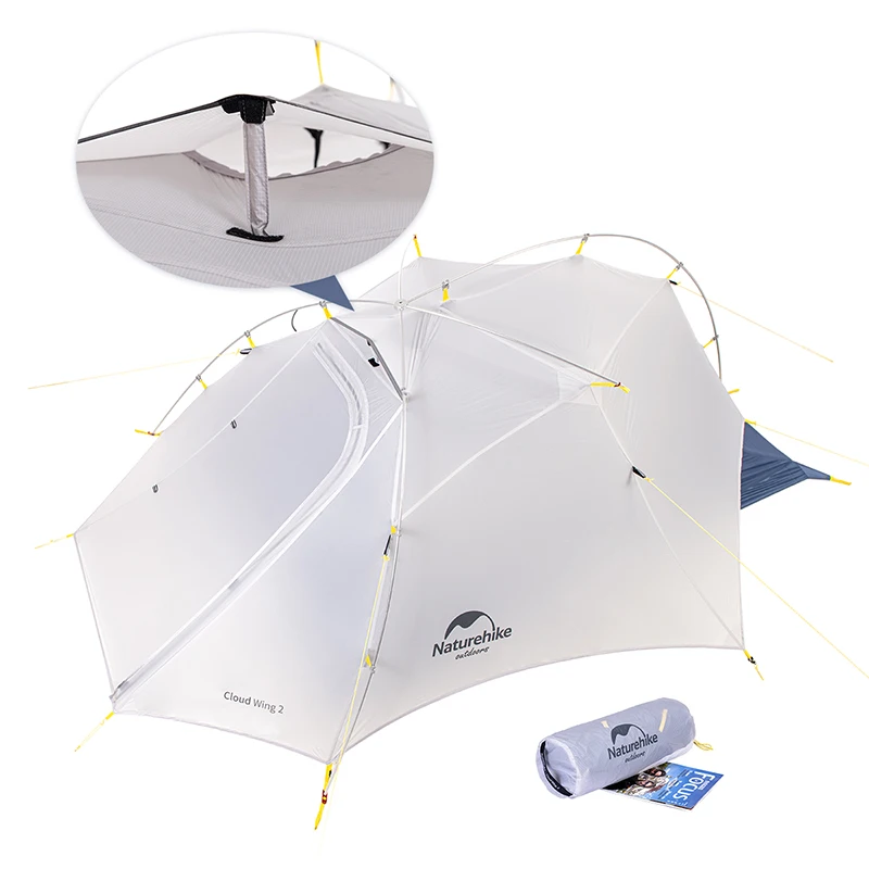 Палатка Naturehike CloudUp Wing Ultralight для 2 человек палатка 15D активного отдыха кемпинга