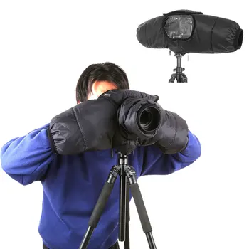 

Winter Warm Thermal Camera Rain Cover Plus Velvet Camera Windproof Cover Case Waterproof Jacket Travel Bag For DSLR&SLR Cameras