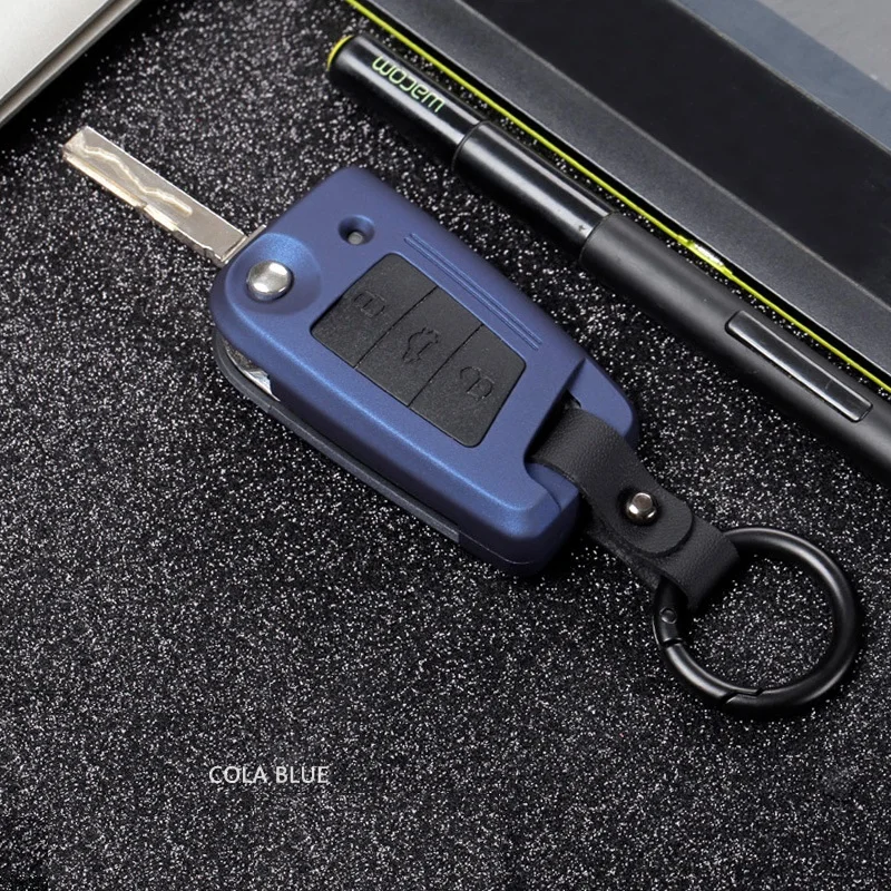 Copertura della cassa chiave in fibra di carbonio ABS adatta per Volkswagen Polo Golf 7 Tiguan per Skoda Octavia Kodiaq Karoq per SEAT Ateca Leon Ibiza 10 2