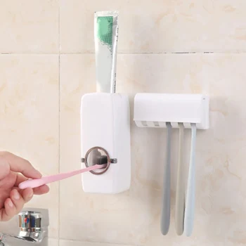 

Automatic Toothpaste Squeezer Dustproof Toothbrush Holder Set Household Portable Set Porta spazzolino da denti RT99