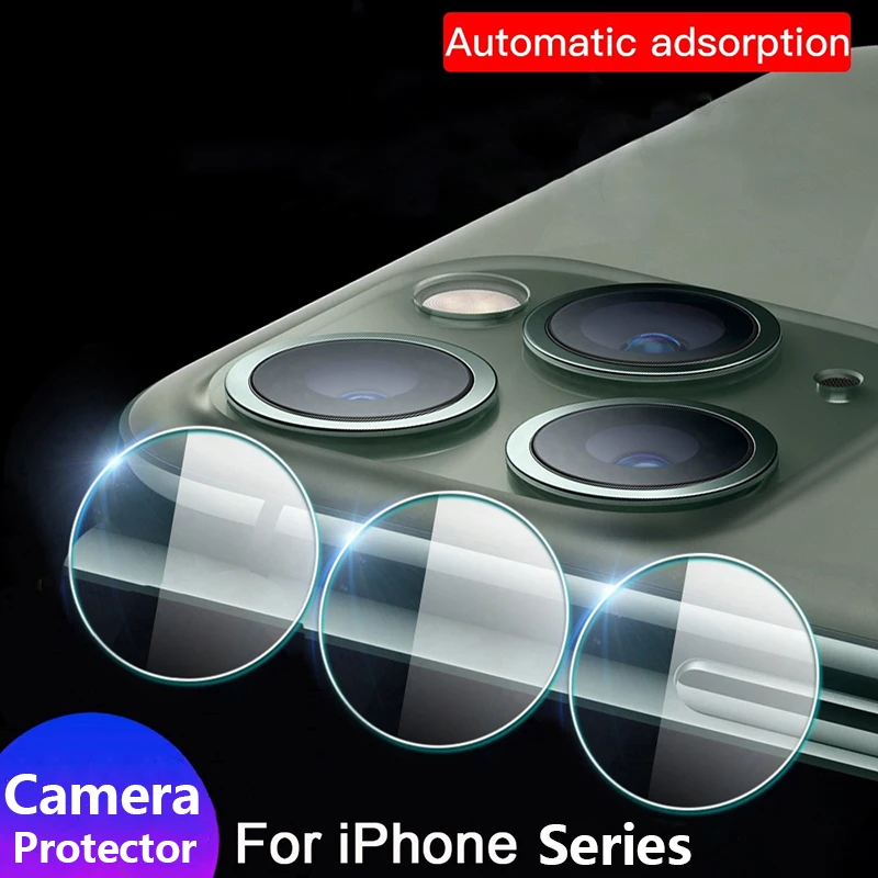 

2Pcs Back Camera Lens Film For iPhone 11 Pro XS Max XR X 7 8 Plus Full Cover Screen Protector Tempered Glass Film