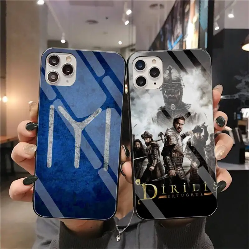 Чехол для телефона Dirilis Ertugrul закаленное стекло iPhone 12 Mini 11 Pro XR XS MAX 8X7 6S 6 Plus SE 2020