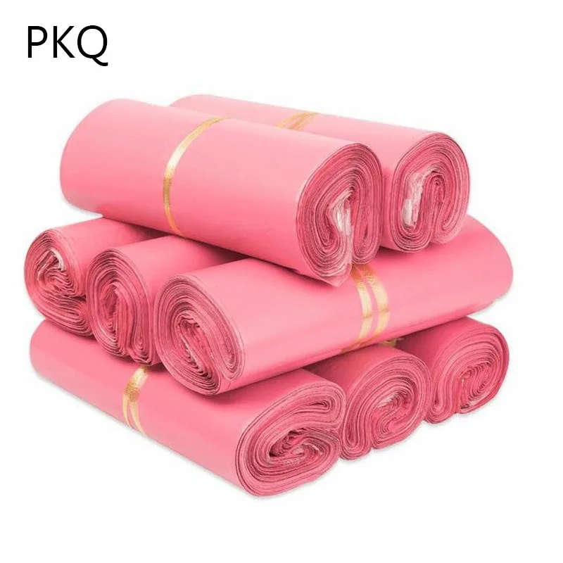 

500 X 15 Sizes Pink Envelopes Poly Mailer New Plastic Mailing Bags Envelope High quality Shipping by Fast Express Wholesale 11/7