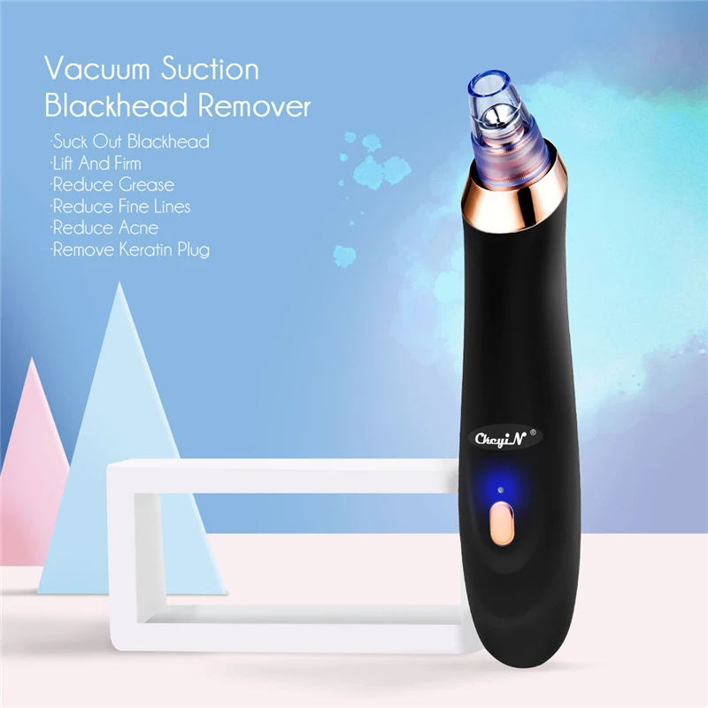

USB Rechargeble Blackhead Remover Vacuum Pore Cleaner Skin Care Vacuum Acne Pimple Removal Vacuum Suction Cleansing Face Machine