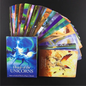 

Hot Full English Oracle Cards Deck Mysterious Tarot Cards Guidance -divination Fate Board Game Toy