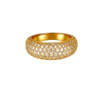 

Women tide finger ring index finger joint light and extravagant zircon ring
