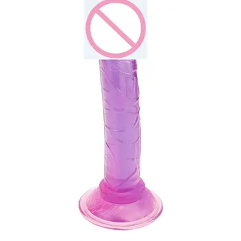 Cheap And Good Quality Mini Soft Jelly Dildos Small Artificial Sucker Penis Vagina Anal Plug Sex Toys Shop For Women Masturbator 5