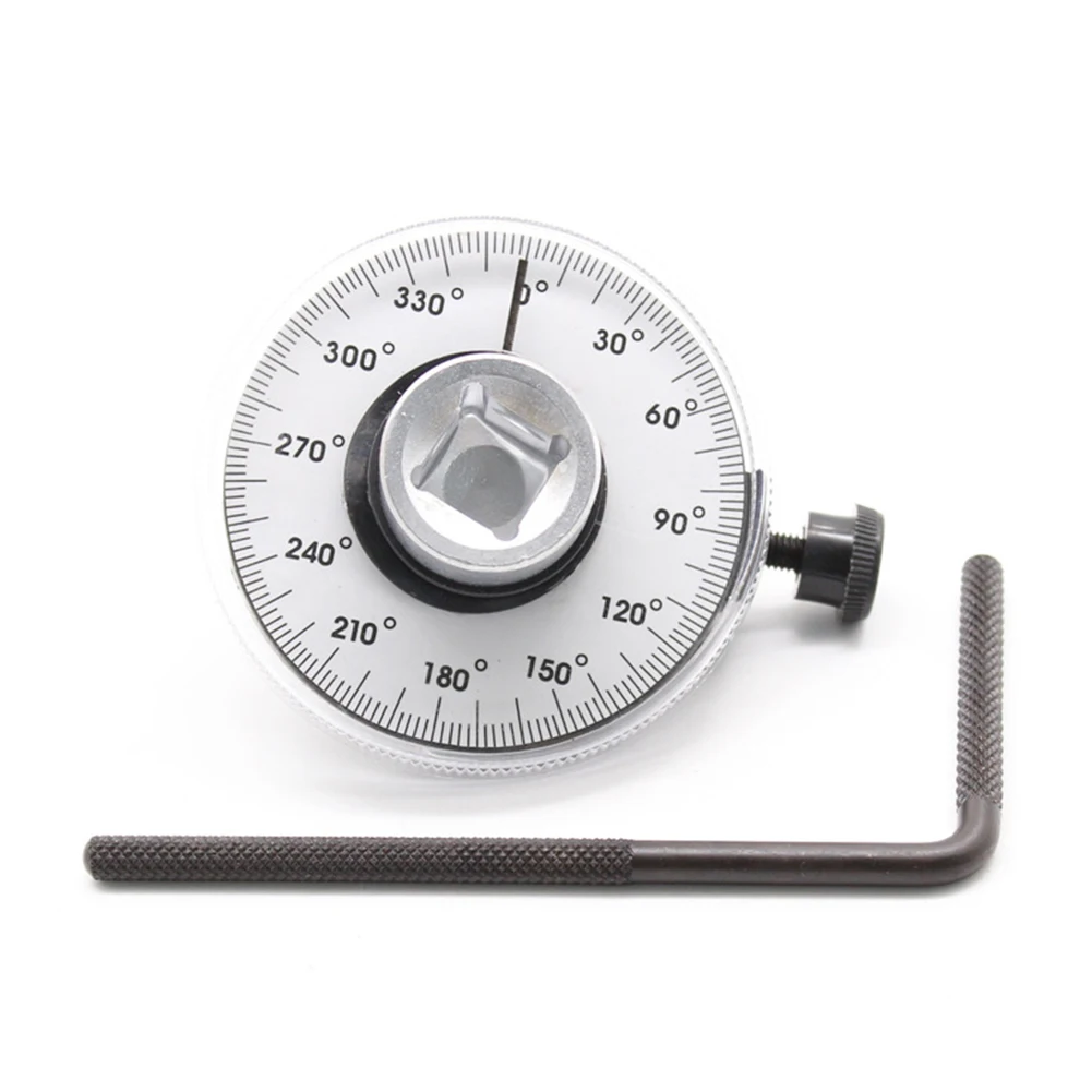 1/2 Adjustable Car Drive Torque Wrench Angle Gauge Car Truck Garage Hand Tools Kit Car Decoration Accessories 