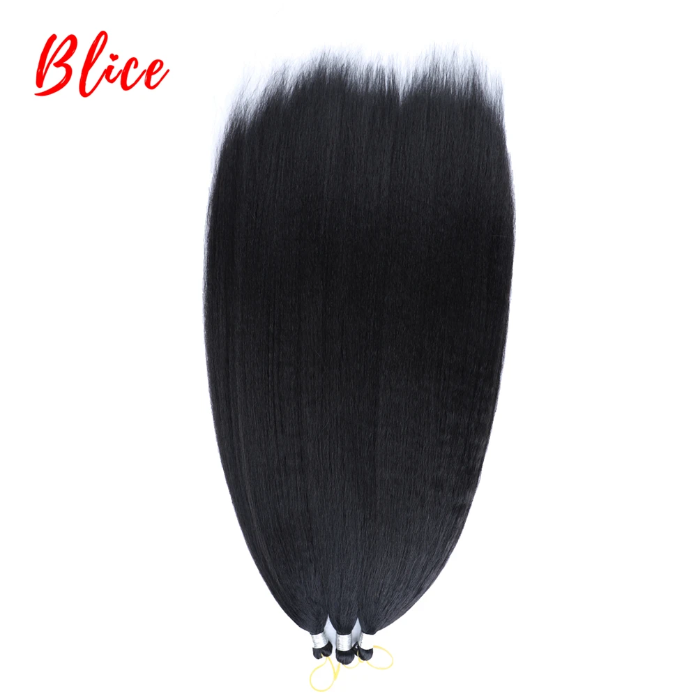 Kinky Straight Synthetic Braiding Bundles 18-24Inch 3Pieces/Pack Crochet Latch Hook Hair Extension For Women