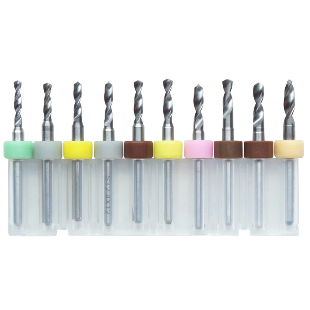 2.1 to 3.0mm 10 шт. ПП микро сверла твердосплавные фрезы прочные для печатной платы ювелирные изделия деревянные MDJ998 - Цвет: 2.1 to 3.0mm
