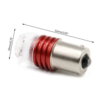 

Red Strobe Flash Light Brake Led Tail Car Reverse Bulb Auto Tail Stop Lamp 2Pcs