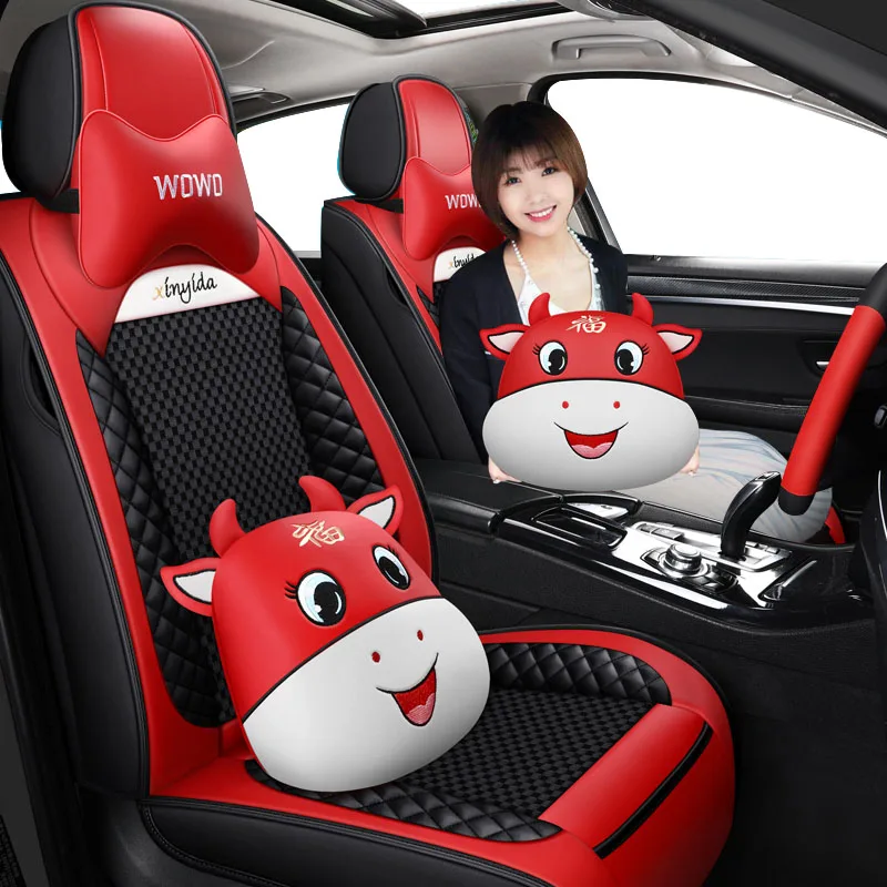 High quality black Leather Car seat covers For opel insignia corsa d