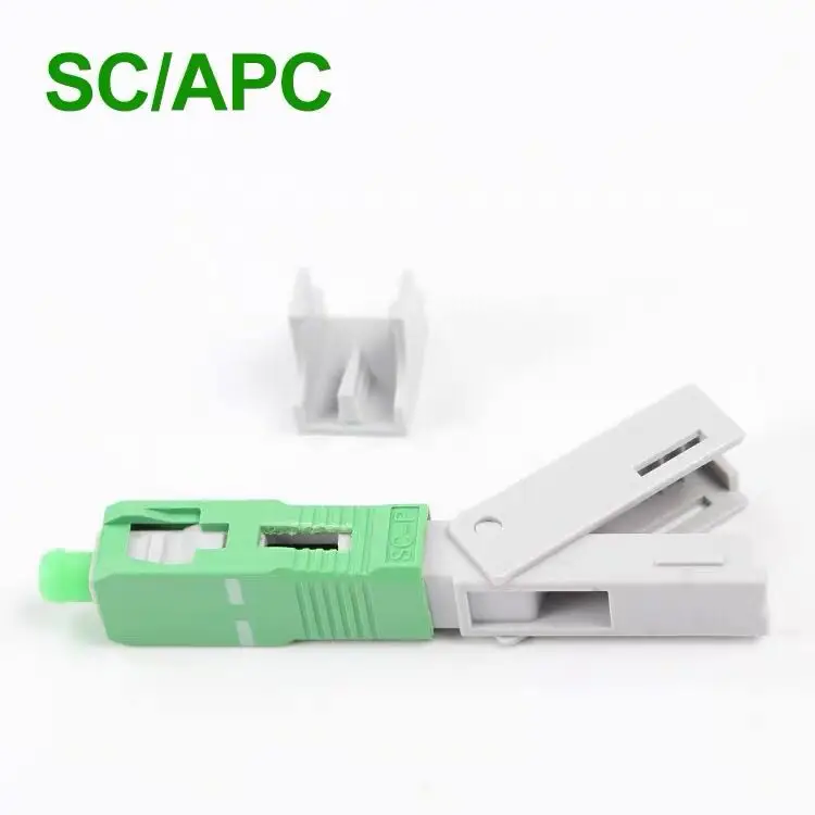 

100PCS/box single-mode fiber optic SC /APC quick connector SC /APC FTTH Fiber Optic Fast Connector