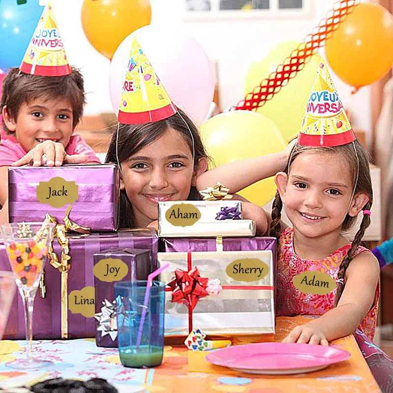 Étiquettes personnalisées