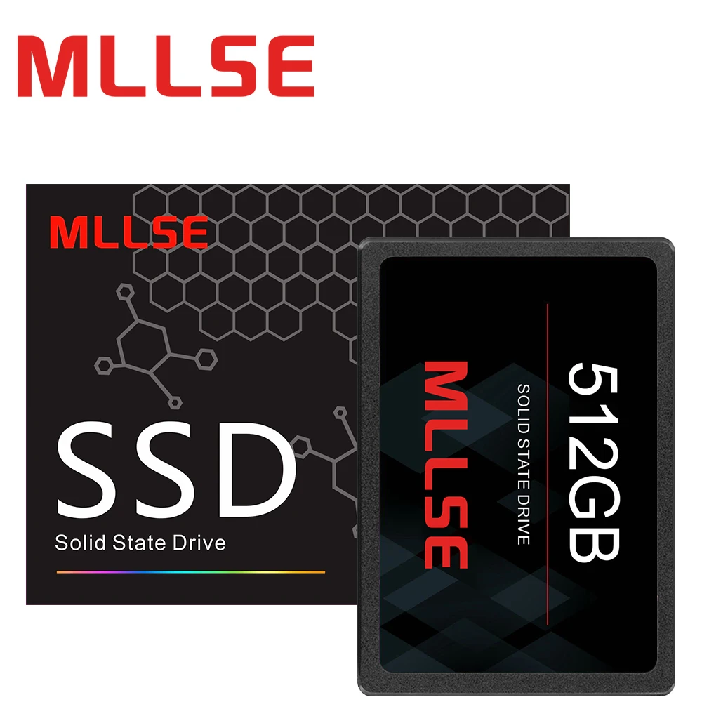 MLLSE жесткий диск ssd 512 Гб sata3 2 5 дюйма TLC 500 МБ/с. Внутренние твердотельные диски для