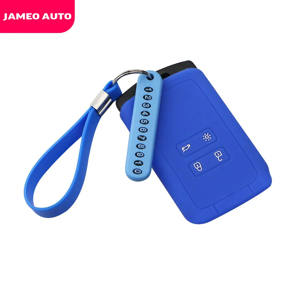 

Car Key Cover Case Key Chain Phone Number Plate Card for Renault Talisman Captur Espace Clio Megane Koleos Scenic 4 2016-2020