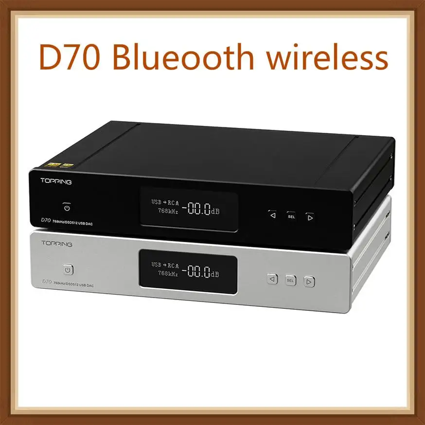 Топпинг D70 Bluetooth D70S полный сбалансированный ЦАП усилитель XMOS XU208 AK4497 USB DAC аудио декодер усилителя DSD512 оптический Caoxial вход