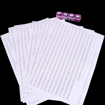

Diamond Painting Tools DMC Colour Number stickers for 5D Diamond painting Storage Box Diamond Embroidery tools