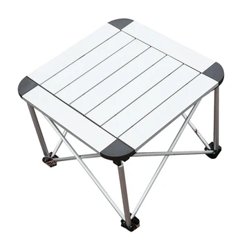 

ABZB-Camping Table Portable Folding Table Aluminum Alloy Outdoor Picnic Desk For Barbecue Camping Hiking Traveling