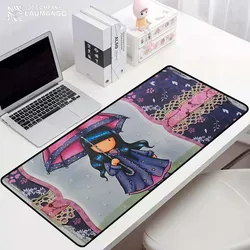 Santoro gorjuss computador tapete gamer mousepad empresa acessórios de jogos bonito tapete de mouse kawaii antiderrapante mausepad anime