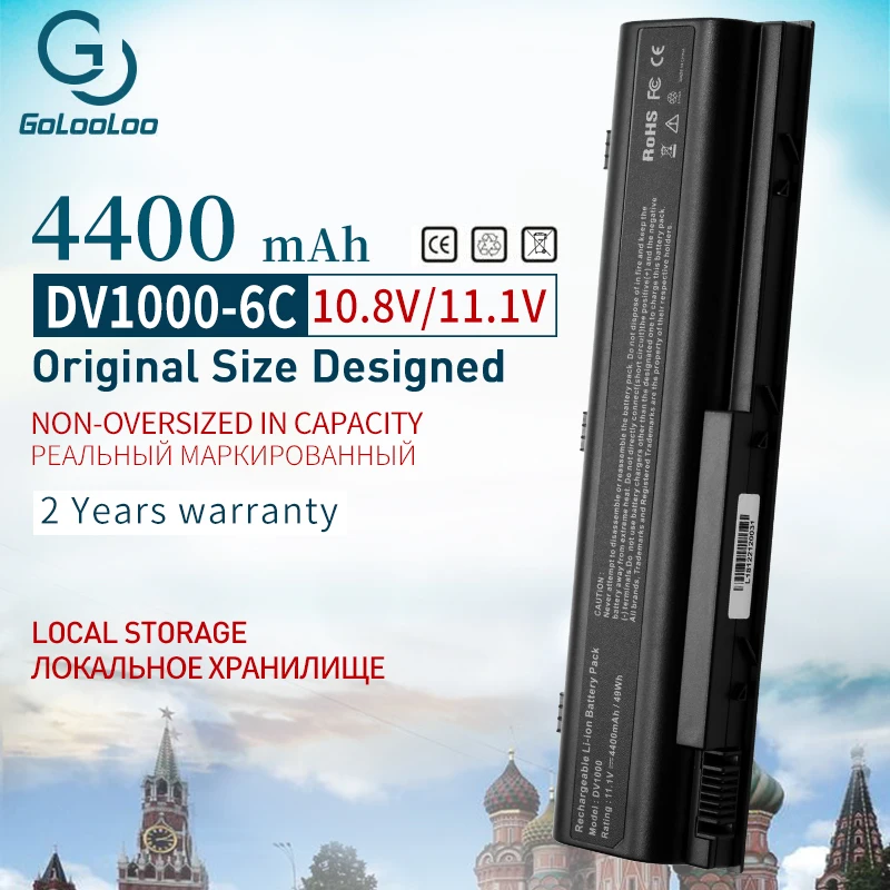 Аккумулятор 11 1 В 4400 мАч для HP Pavilion G3000 G5000 dv5000 dv1000 dv4000 Compaq Presario C300 C500 M2000 v2000 v4000 v5000 |