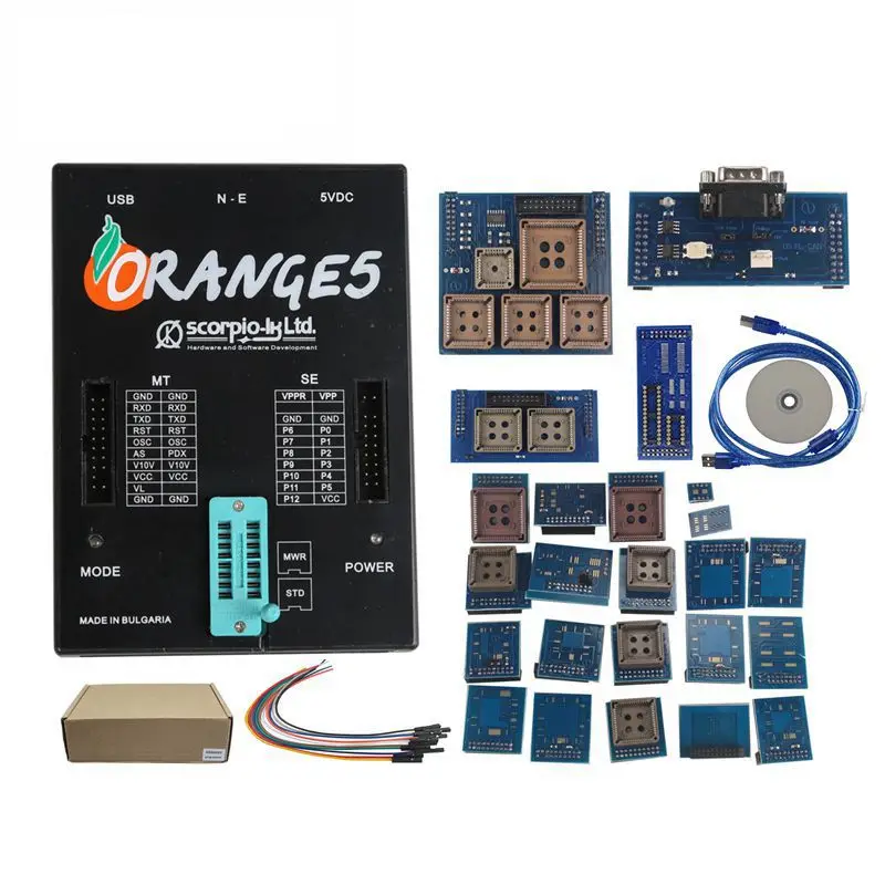 OEM orange5 programmer orange 5 programmer with full adapters ORANGE 5 Professional Programming Device and software - Цвет: Full Set