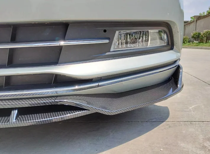 Для- Volkswagen Maiten Passat B9 передний бампер спойлер PP и углеродного волокна материал 4 ПОС по праймер цвет