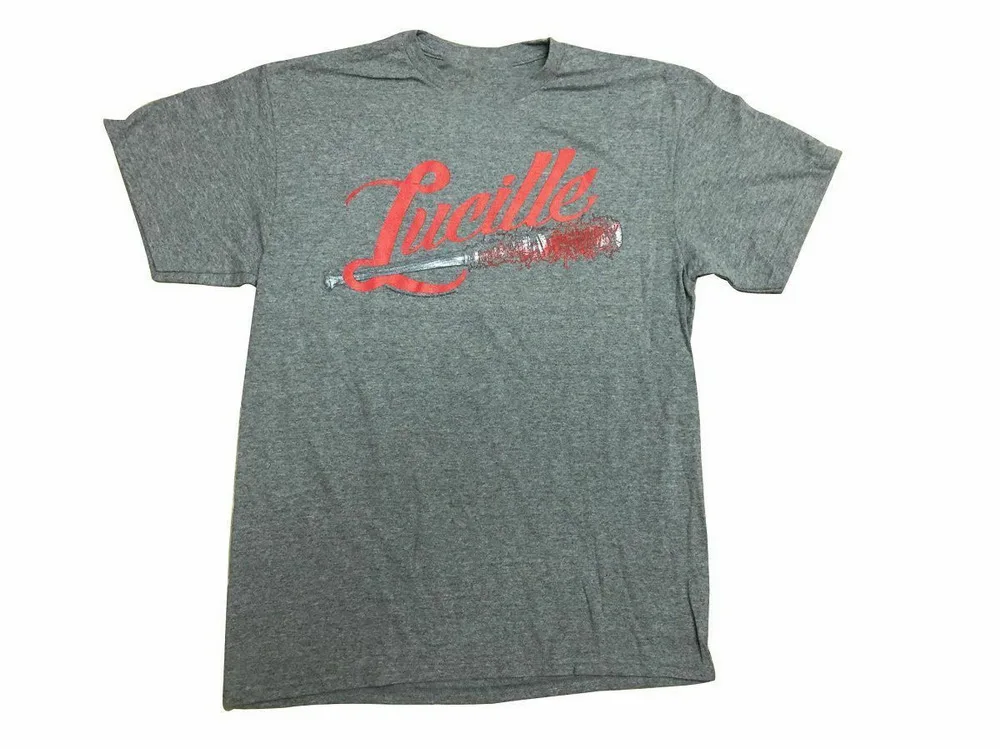 Бейсбольная Футболка с принтом Ходячие мертвецы Неган Люсиль удобные хлопковые