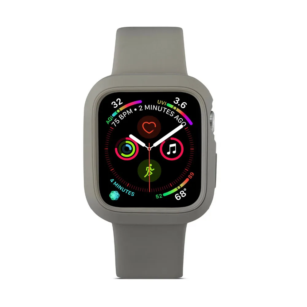 ProBefit Soft Silicone Bumper Watch Case+ WatchBand for Apple Watch 3 2 1 42MM 38MM Rubber Watch Strap for iWatch 5 4 40MM 44MM