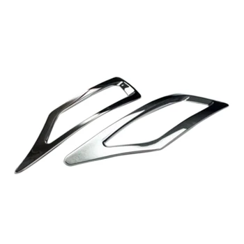 

2Pcs Car Rear Fog Light Lamp Cover Trim ABS Chrome Fit for Toyota RAV4 2013-2015