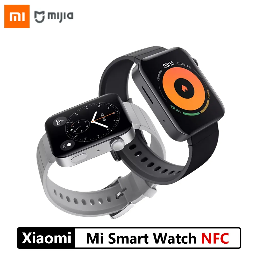 flyde Metode Efterforskning Original Xiaomi MI Smart Watch GPS NFC WIFI ESIM PhoneCall Bracelet Android  Wristwatch Sport Bluetooth Fitness HeartRate Tracker|Smart Watches| -  AliExpress