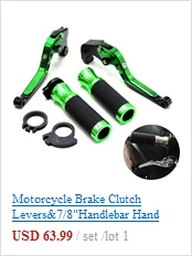 7/8 ''22 мм руль мотоцикла рукоятка набор часть для KAWASAKI ZX-10R 2004-2013 ZX10R ZX 10R 2005 NINJA650R ER-6N 2012-2013