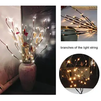 

Wedding Decoration String Lights Home &Amp; Living 20LED 20LED Twigs 20LED Led Light Warm White Party Indoor 5 Branches