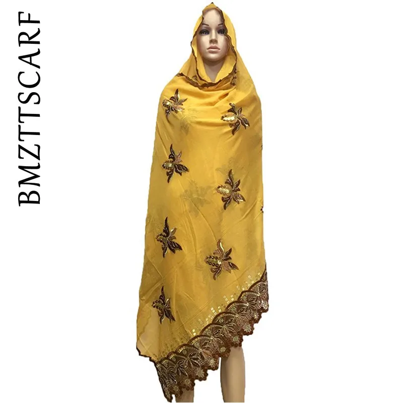 Новый Африканский шарф 2019 мусульманский женский с вышивкой многофункциональные