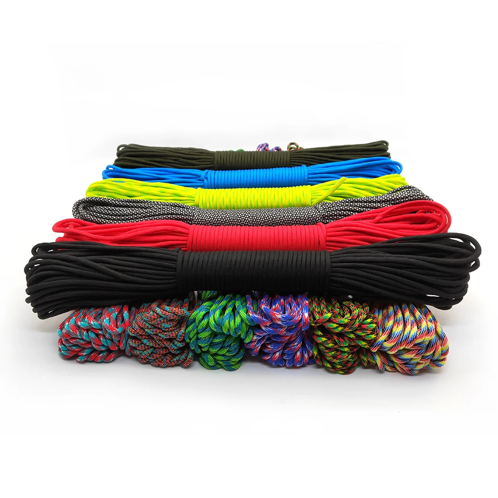 9 stand Cores Paracord for Survival Parachute Cord Lanyard Camping Climbing 4 mm 