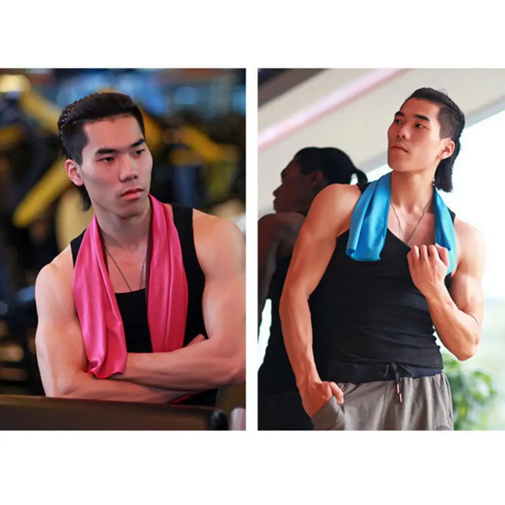 30x90cm Exercise Cooling Towel Outdoor Quick Dry Water Absorbent Instant Ice Cold Cooling Towel Sports Yoga Washcloth